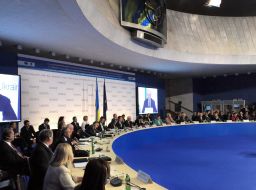 Participants of the conference of Ministers of the Council of Europe