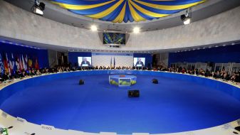 Participants of the conference of Ministers of the Council of Europe