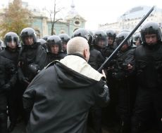 Protest action participant