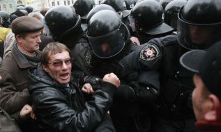 The employees of the special division of militia "Jaguar"