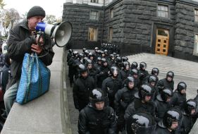 Protest action participant