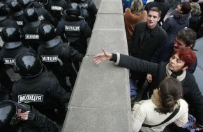 Protest action participant