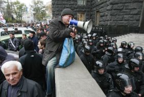 Protest action participant