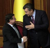 Viktor Yanukovich and and Adam Martynyuk