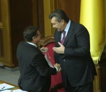 Viktor Yanukovich and and Adam Martynyuk