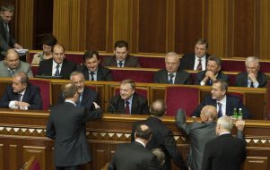 Anatoliy Mogilyov, Dmitriy Tabachnik, Aleksandr Lavrinovich and Andrey Klyuev