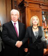 Nikolay Azarov and Slavica dukic dejanovic
