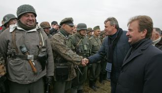 Alexandr Popov, Valeriy Borisov and reconstruction of the battle participants