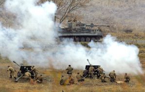 Military-historical reconstruction of the battle