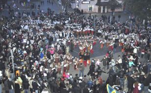 Массовое исполнение танца «коломыйки»