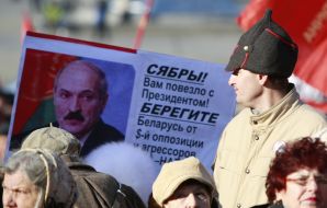 Communists celebrate the anniversary of the October Revolution