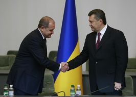 Viktor Yanukovich and Anatoliy Mogilev