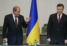 Viktor Yanukovich and Anatoliy Mogilev 