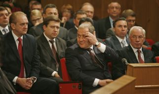 Pavel Burlakov, Anatoliy Mogilev and Nikolay Azarov