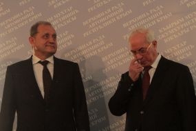 Anatoliy Mogilev and Nikolay Azarov