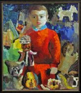 «Портрет сына. 1968г.» художника Геннадия Арефьева 