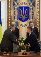 Церемонія підписання двосторонніх документів