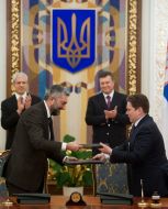 Церемонія підписання двосторонніх документів