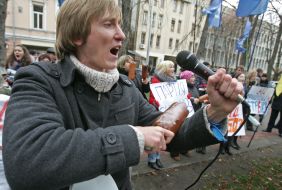Protest action participants