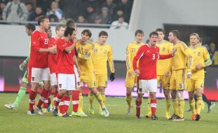 Soccer. Ukraine Team vs. Austria Team