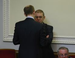 Arseniy Yatsenyuk and Sergey Pashynskiy