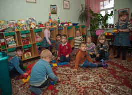 Дети в детском садике