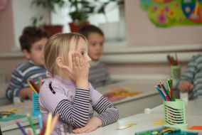 Дети в детском садике