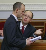 Andrey Kozhemyakin and Arseniy Yatsenyuk
