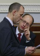 Andrey Kozhemyakin and Arseniy Yatsenyuk
