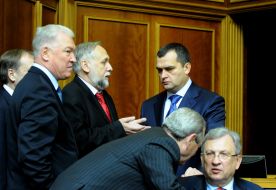 Aleksandr Anishchenko, Yuriy Karmazin, Vitaliy Zakharchenko and Fedor Yaroshenko
