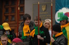 Participants in the parade of the Student
