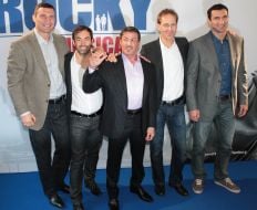 Sylvester Stallone, Vitaliy Klichko anf Vladimir Klichko