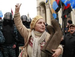 Participant of the action "Freedom can not be stopped"