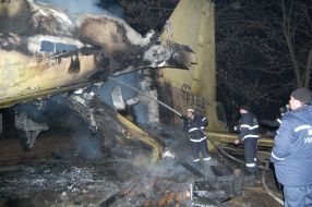 Пожежні на місці пожежі