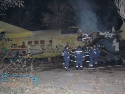 Пожежні на місці пожежі