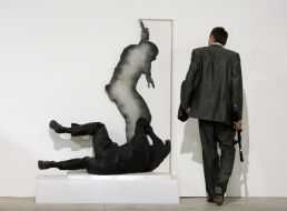 The work "Punishment" by Rafael Canogar