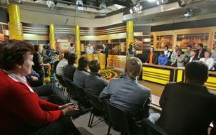 Guests in the studio for shooting