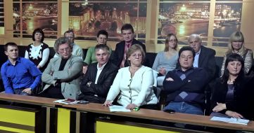 Guests in the studio for shooting