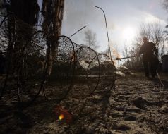 Disposal of poaching of fishing nets