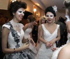 Participants of evening-party