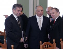 Aleksandr Lavrinovich, Boris Gumenyuk and Mikhail Zurabov