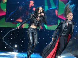 Ruslana (Lyzhychko) and "Life" ballet artists