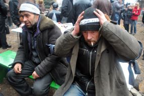 Chernobyl's victims continue hunger strike