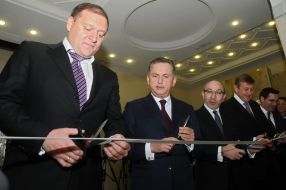 Mikhail Dobkin, Boris Kolesnikov, Gennadiy Kernes and Sergey Chernov