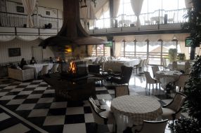 Interior of restaurant