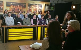 Participants talk Nesho "Kiev forum"