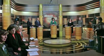 Participants talk Nesho "Kiev forum"