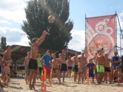 Participants of komsomol sport and entertainment action