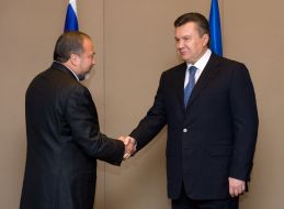 Viktor Yanukovich and Avigdor Lieberman