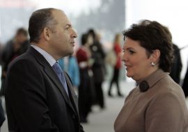 Viktor Pinchuk and Yelena Frolyak